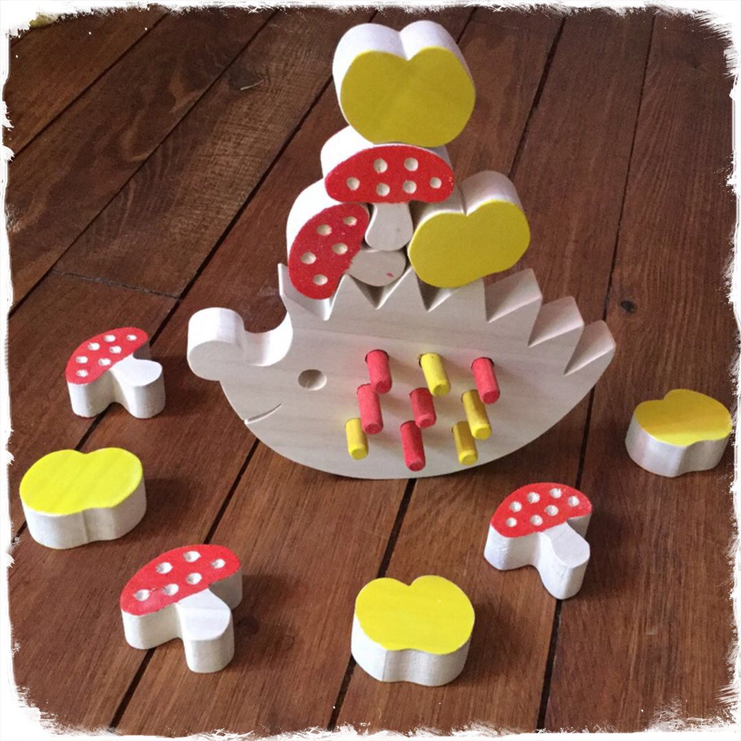 jouet en bois hérisson